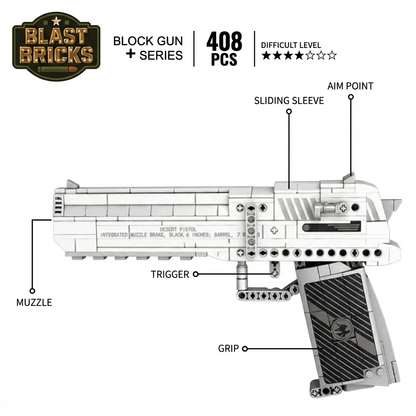 BlastBrick Desert Eagle(408) pieces