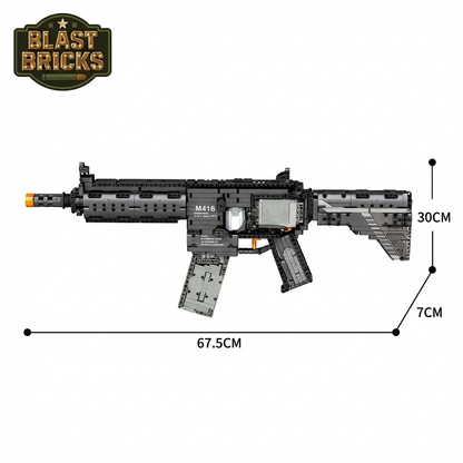 BlastBrick M416 Assault Rifle(1188) pieces