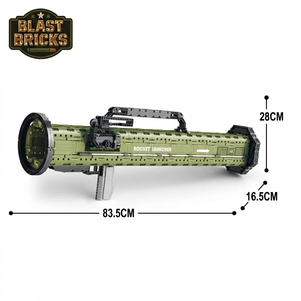 Blastbrick M136 Antitank Grenade Launcherf(1748)pieces