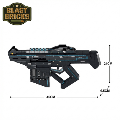 Blastbrick Ejection Burst Gun：Burst Submachine Gun(1508)pieces