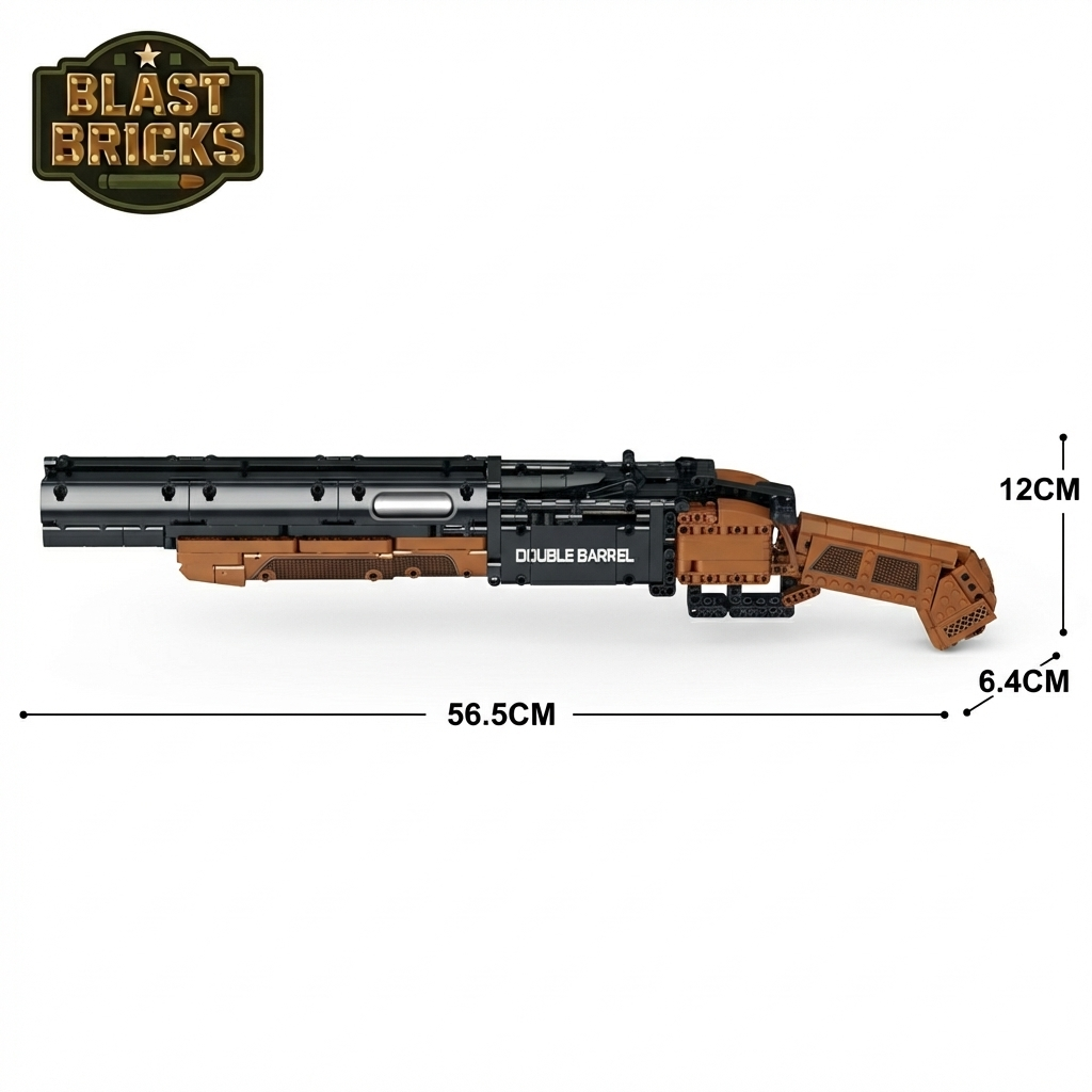 Blastbrick Double Barrel Shotgun(1006)pieces